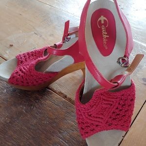 Amalfi Crochet Sandal Pumps